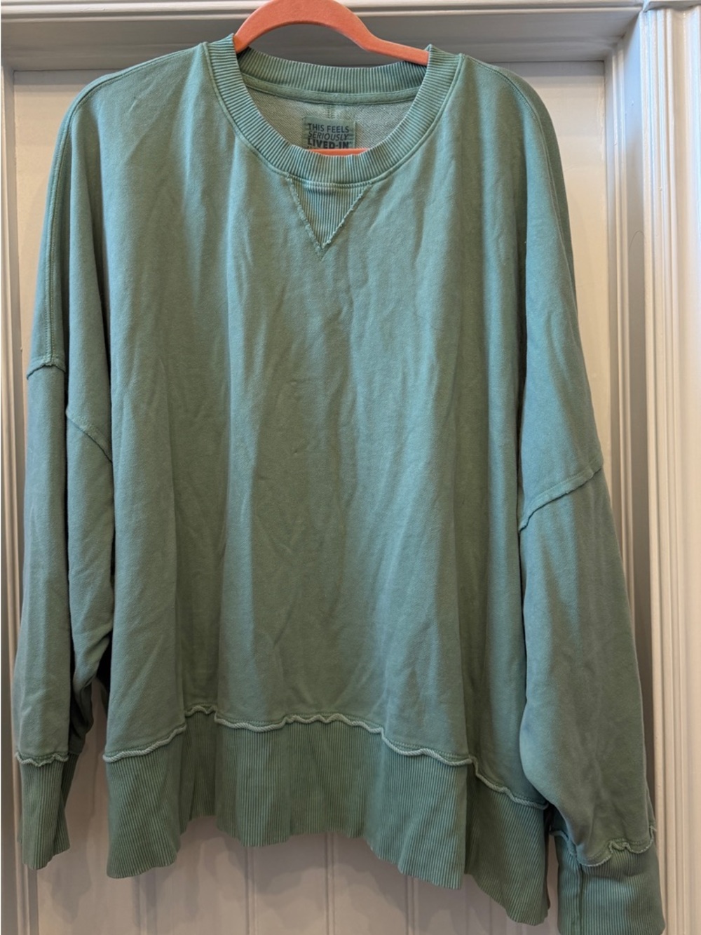American Eagle Outfitters Sage Green Crewneck Sweatshirt